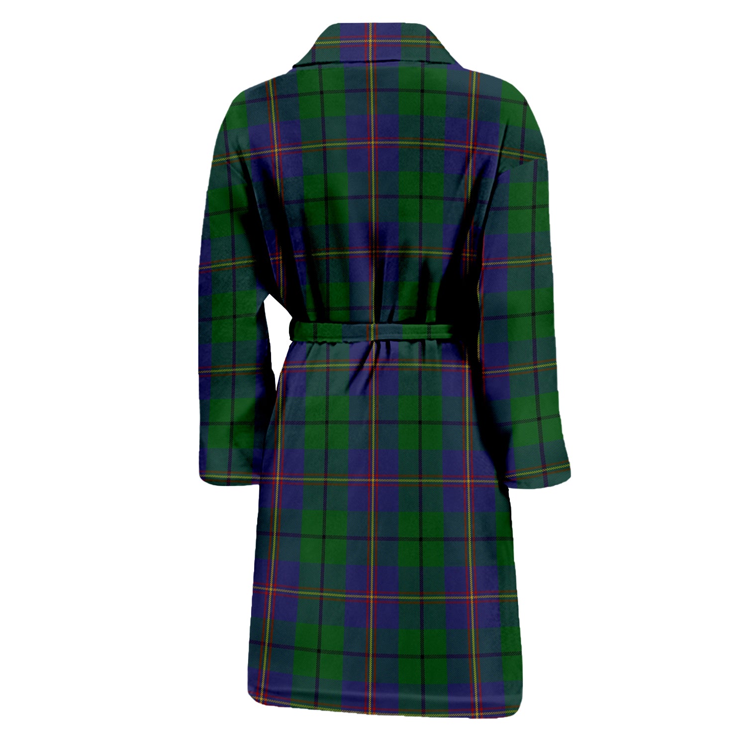 Carmichael Tartan Bathrobe with Family Crest - Tartan Vibes Clothing