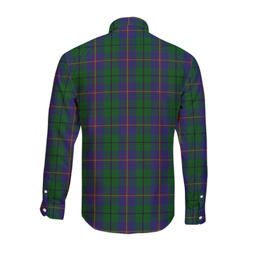 Carmichael Tartan Long Sleeve Button Up Shirt with Family Crest