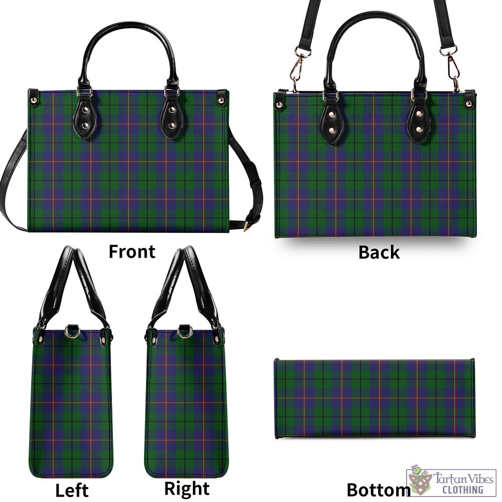 Carmichael Tartan Luxury Leather Handbags - Tartan Vibes Clothing