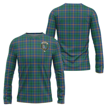 Carmichael Ancient Tartan Long Sleeve T-Shirt with Family Crest