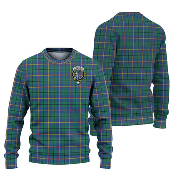 Carmichael Ancient Tartan Ugly Sweater with Family Crest