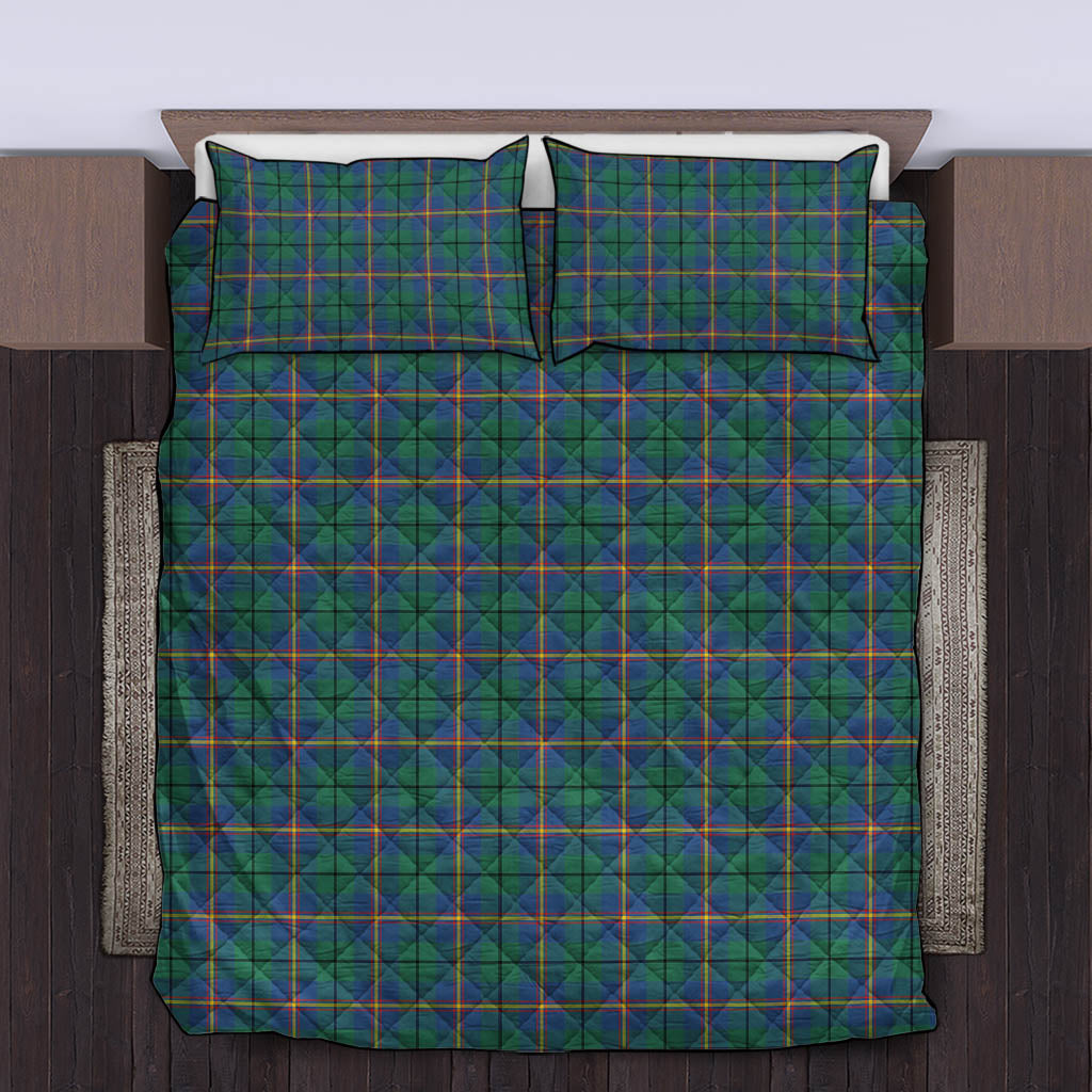 Carmichael Ancient Tartan Quilt Bed Set King - Tartan Vibes Clothing