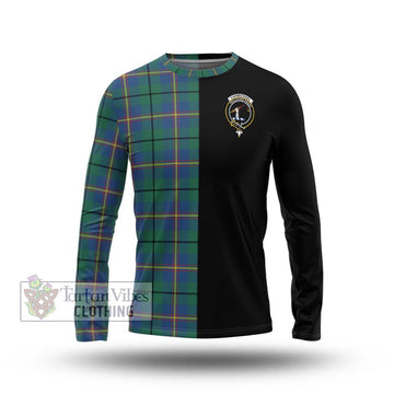 Carmichael Ancient Tartan Long Sleeve T-Shirt with Family Crest and Half Of Me Style