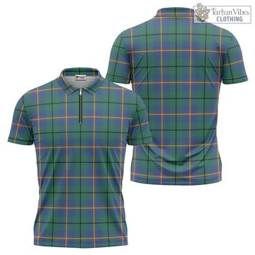 Carmichael Ancient Tartan Zipper Polo Shirt