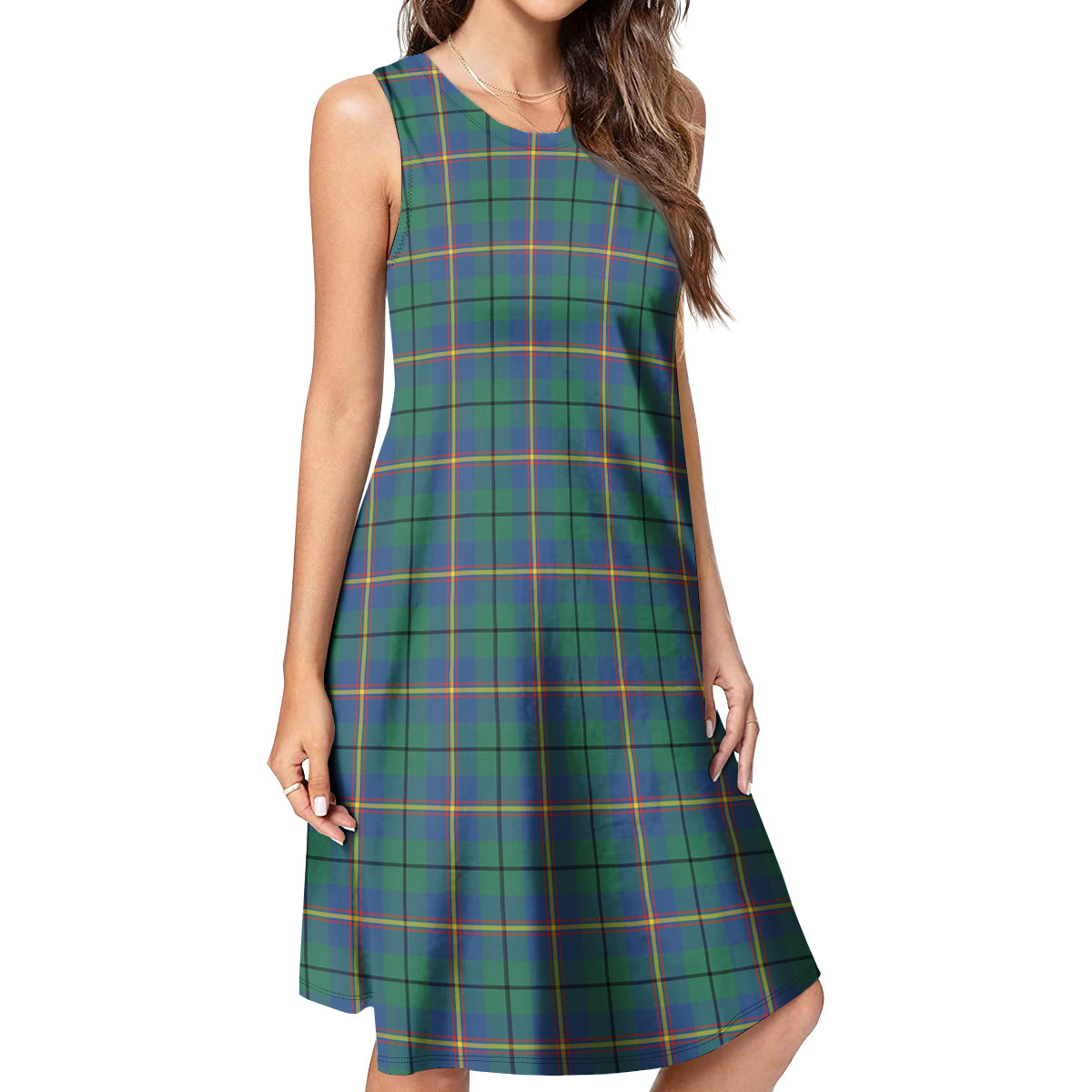 Carmichael Ancient Tartan Womens Casual Dresses - Tartanvibesclothing