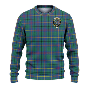 Carmichael Ancient Tartan Ugly Sweater with Family Crest