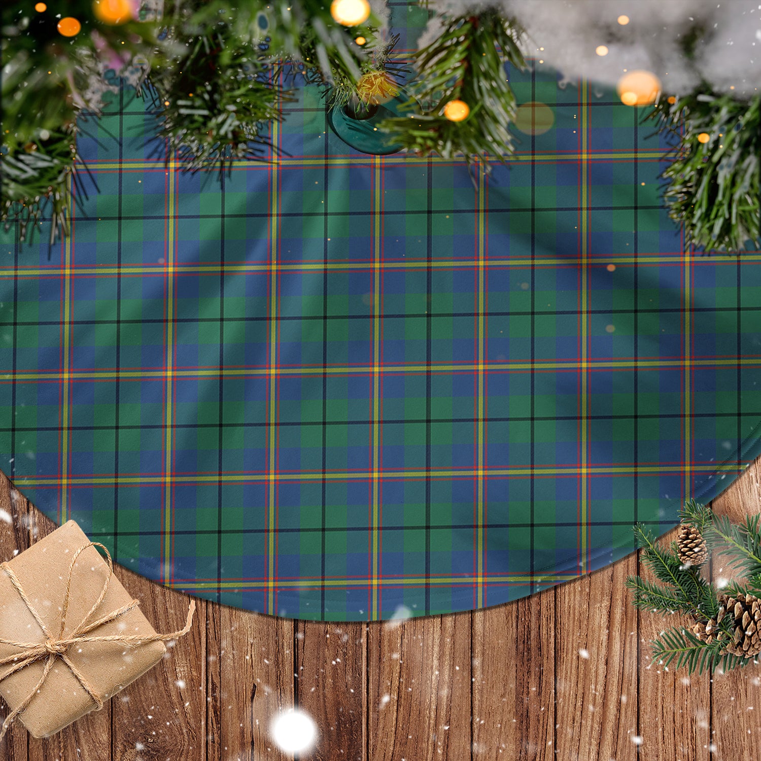 Carmichael Ancient Tartan Christmas Tree Skirt - Tartanvibesclothing