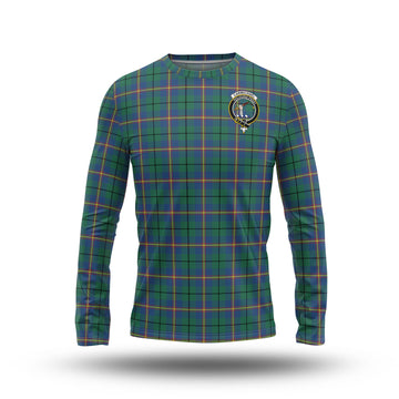 Carmichael Ancient Tartan Long Sleeve T-Shirt with Family Crest