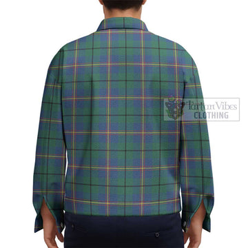 Carmichael Ancient Tartan Unisex Lapel Cotton Jacket