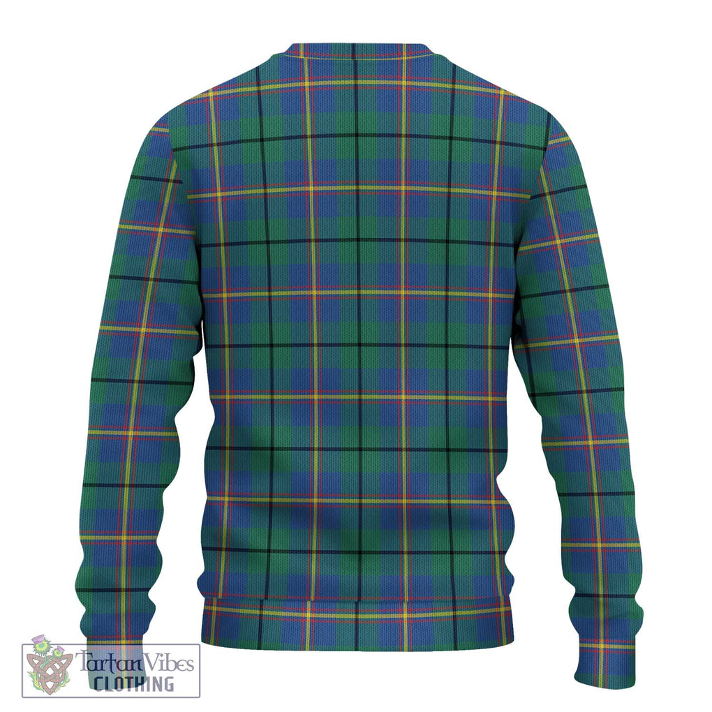 Carmichael Ancient Tartan Knitted Sweater with Family Crest DNA In Me Style - Tartanvibesclothing Shop