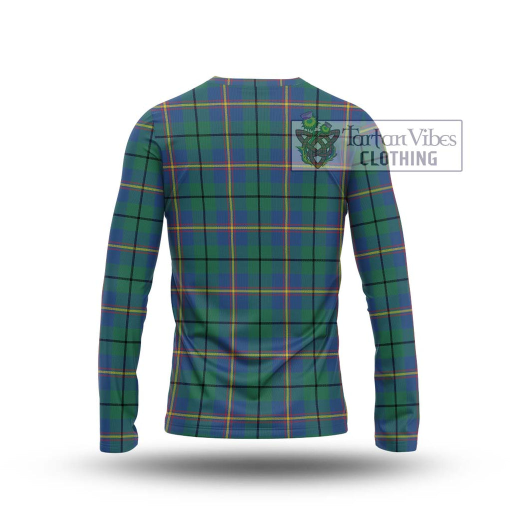 Carmichael Ancient Tartan Long Sleeve T-Shirt with Family Crest DNA In Me Style - Tartanvibesclothing Shop