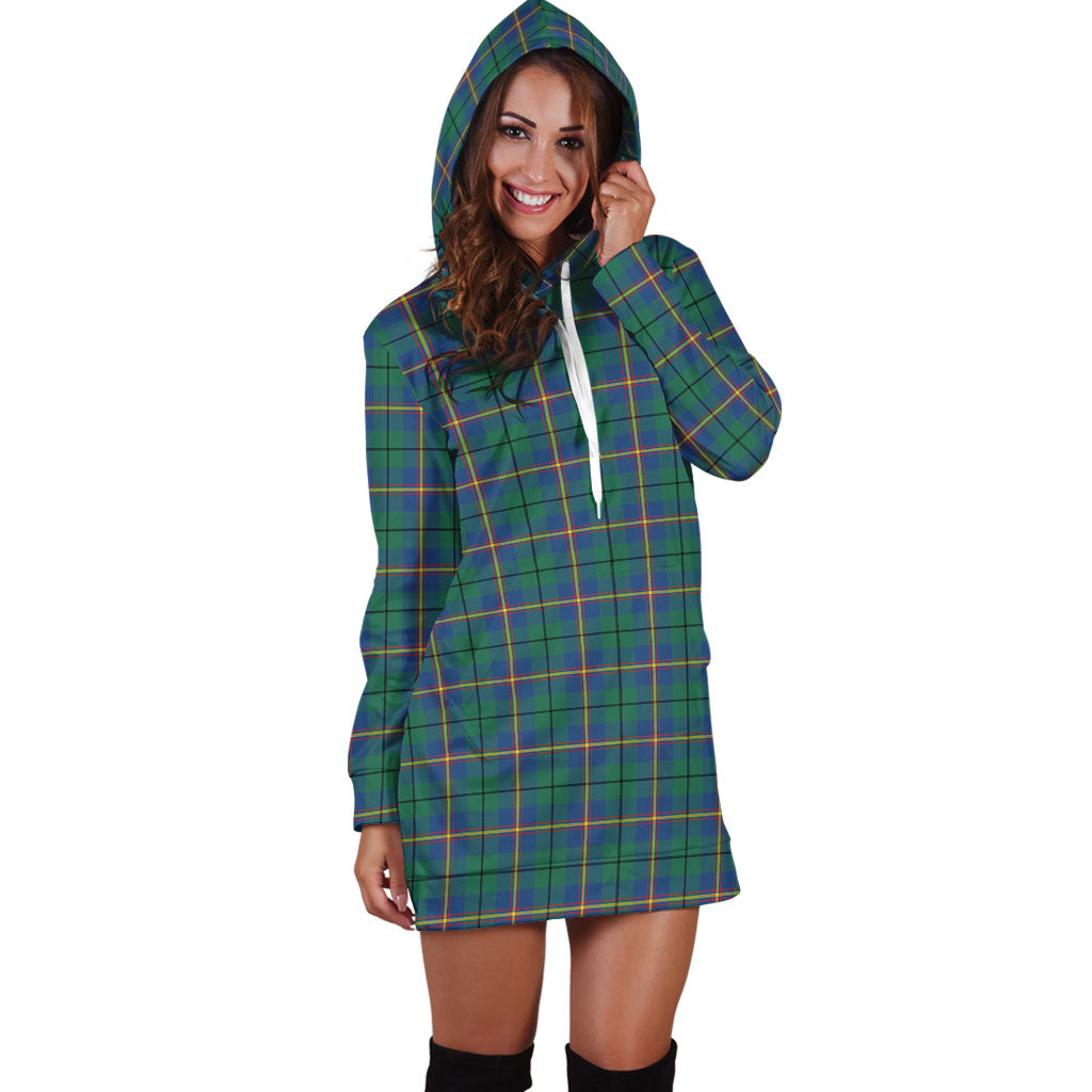 Carmichael Ancient Tartan Hoodie Dress - Tartan Vibes Clothing