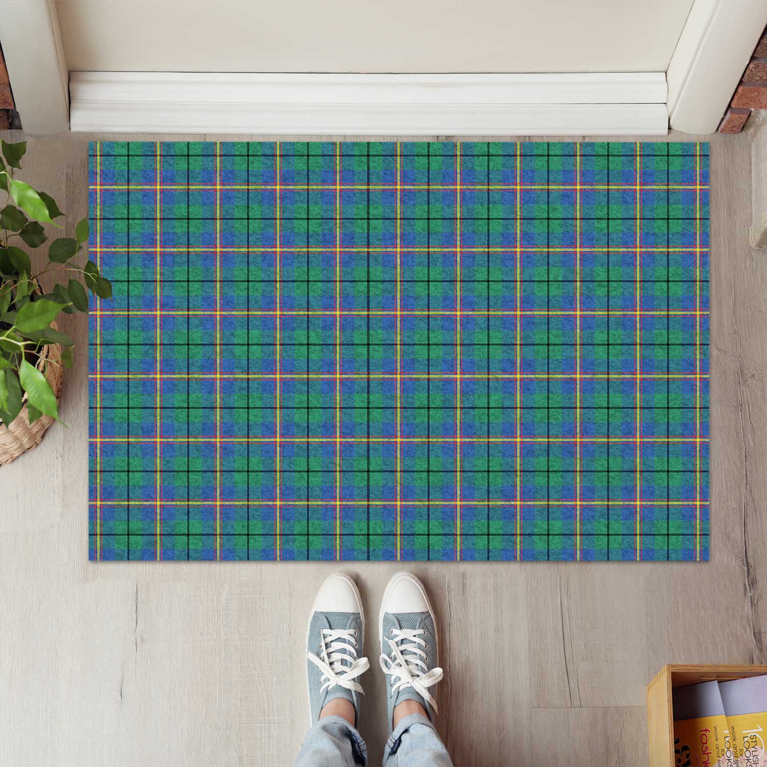 Carmichael Ancient Tartan Door Mat - Tartanvibesclothing