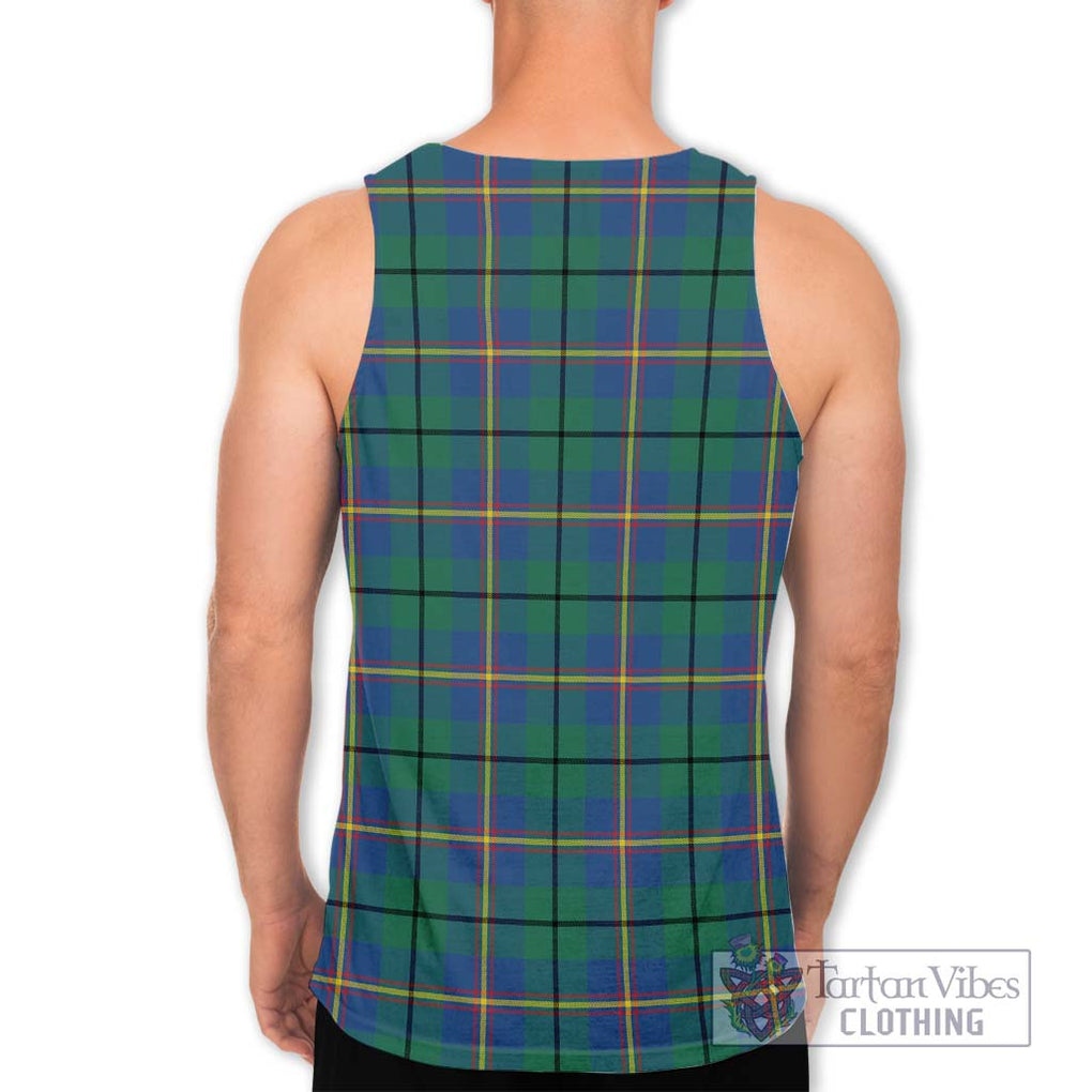 Carmichael Ancient Tartan Men's Tank Top with Family Crest DNA In Me Style - Tartanvibesclothing Shop