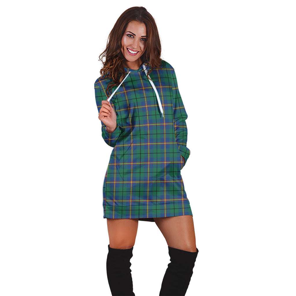 Carmichael Ancient Tartan Hoodie Dress - Tartan Vibes Clothing