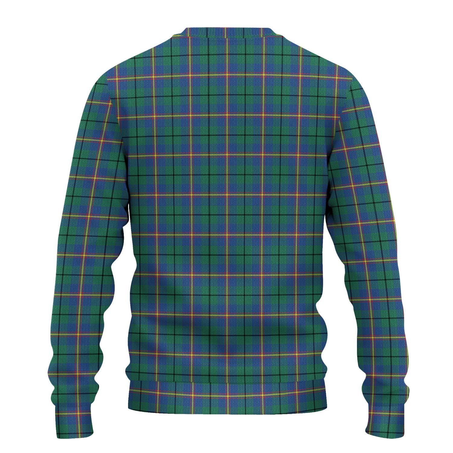 Carmichael Ancient Tartan Knitted Sweater with Family Crest - Tartanvibesclothing