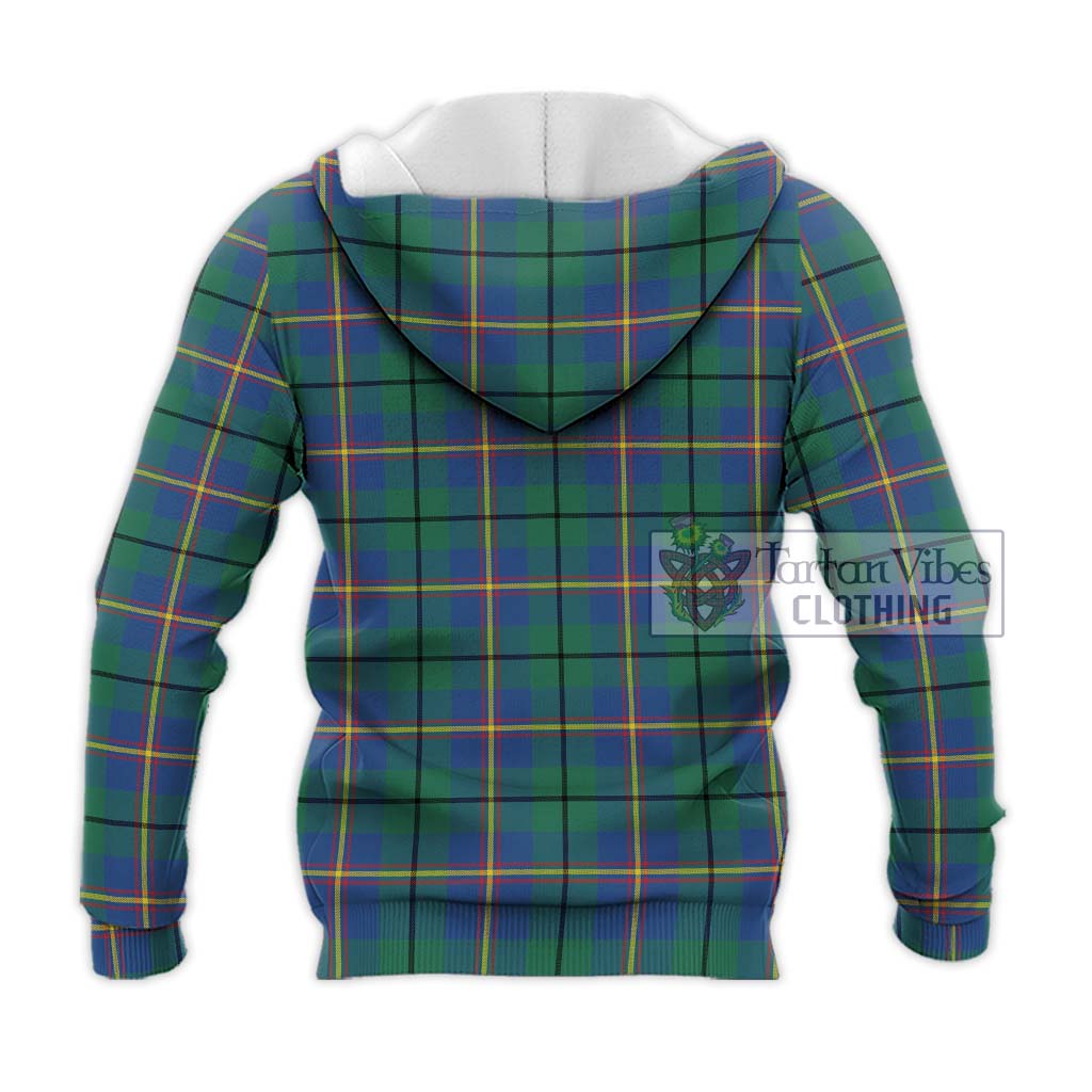 Tartan Vibes Clothing Carmichael Ancient Tartan Knitted Hoodie with Family Crest DNA In Me Style