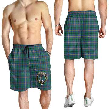 Carmichael Ancient Tartan Mens Shorts with Family Crest