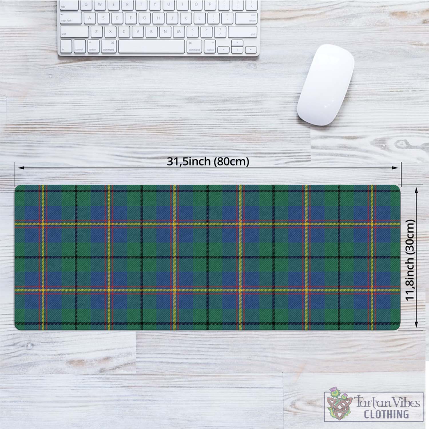 Tartan Vibes Clothing Carmichael Ancient Tartan Mouse Pad