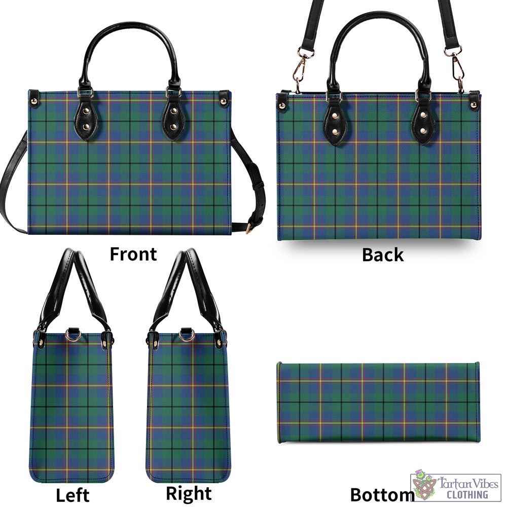 Tartan Vibes Clothing Carmichael Ancient Tartan Luxury Leather Handbags