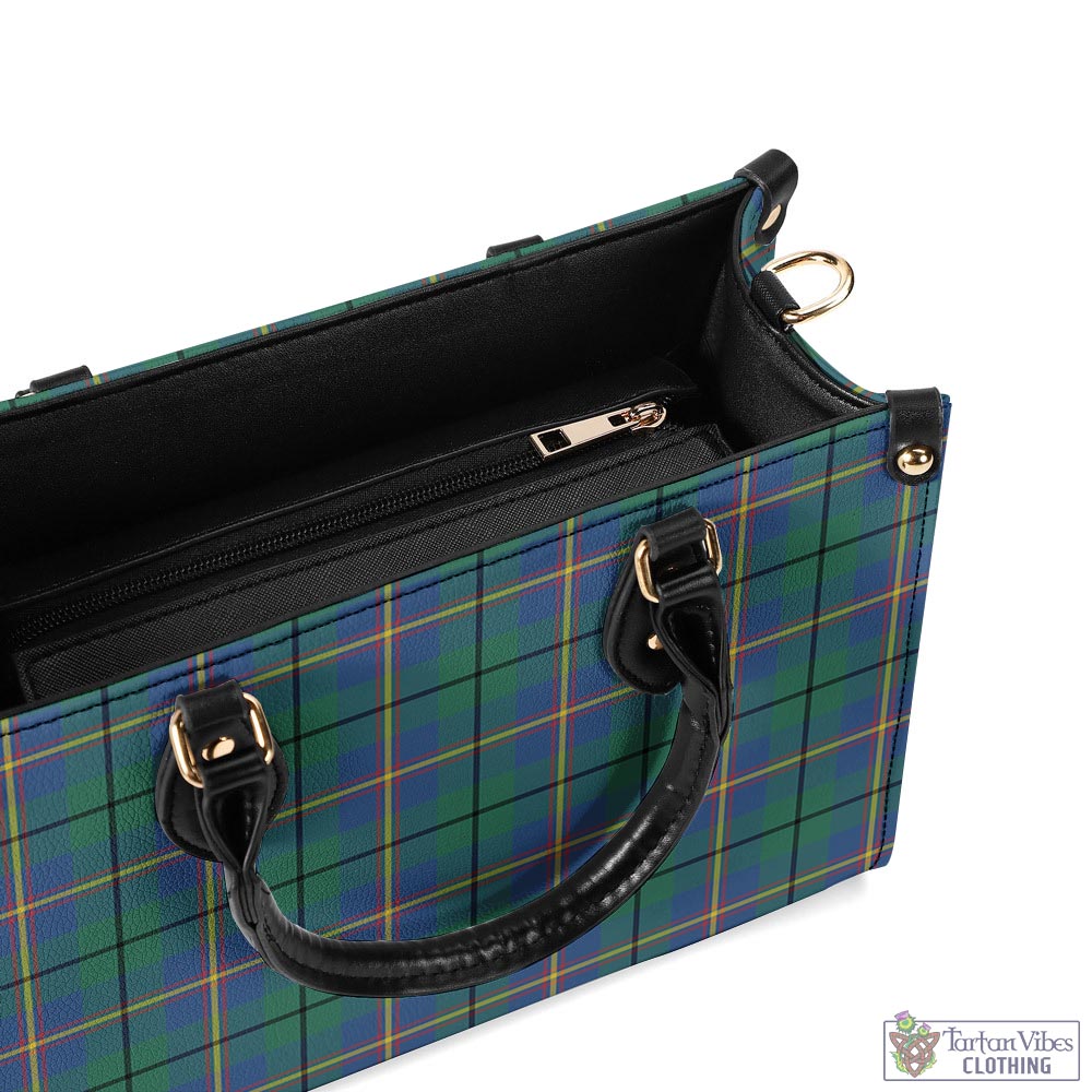 Tartan Vibes Clothing Carmichael Ancient Tartan Luxury Leather Handbags