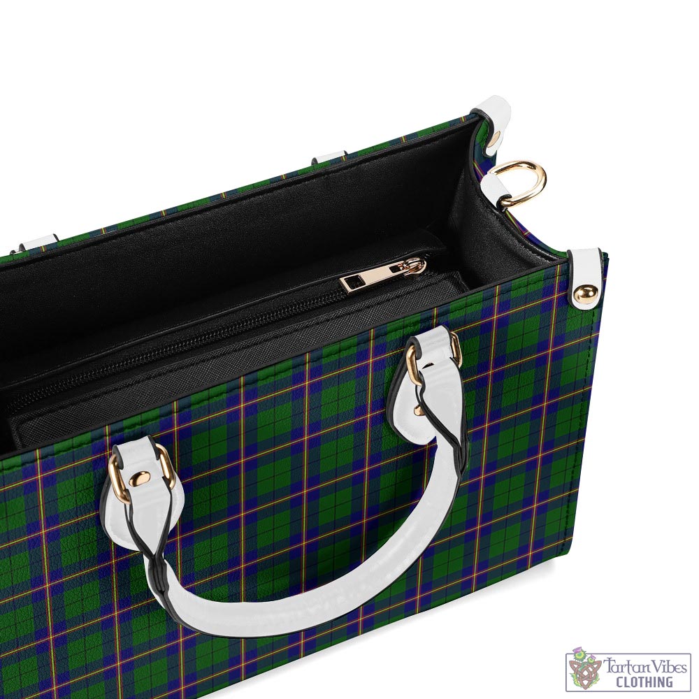 Tartan Vibes Clothing Carmichael Modern Tartan Luxury Leather Handbags