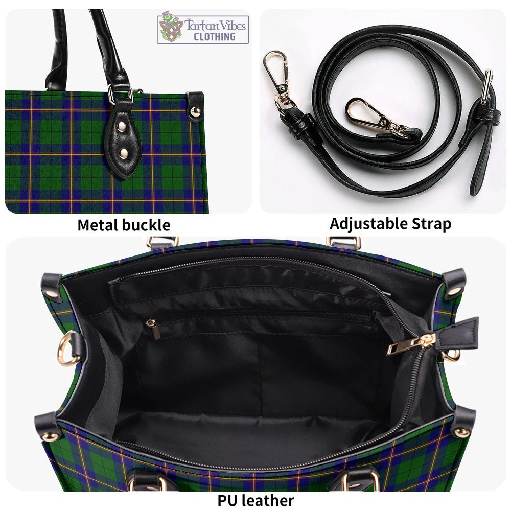 Tartan Vibes Clothing Carmichael Modern Tartan Luxury Leather Handbags