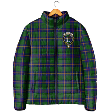 Carmichael Modern Tartan Padded Jacket with Family Crest