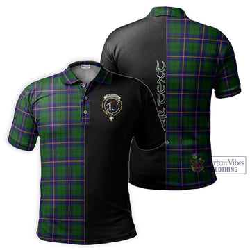 Carmichael Modern Tartan Polo Shirt with Family Crest and Half Of Me Style