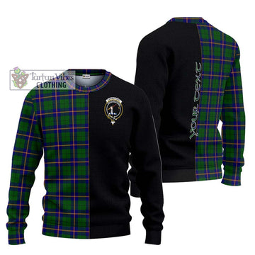 Carmichael Modern Tartan Ugly Sweater with Family Crest and Half Of Me Style