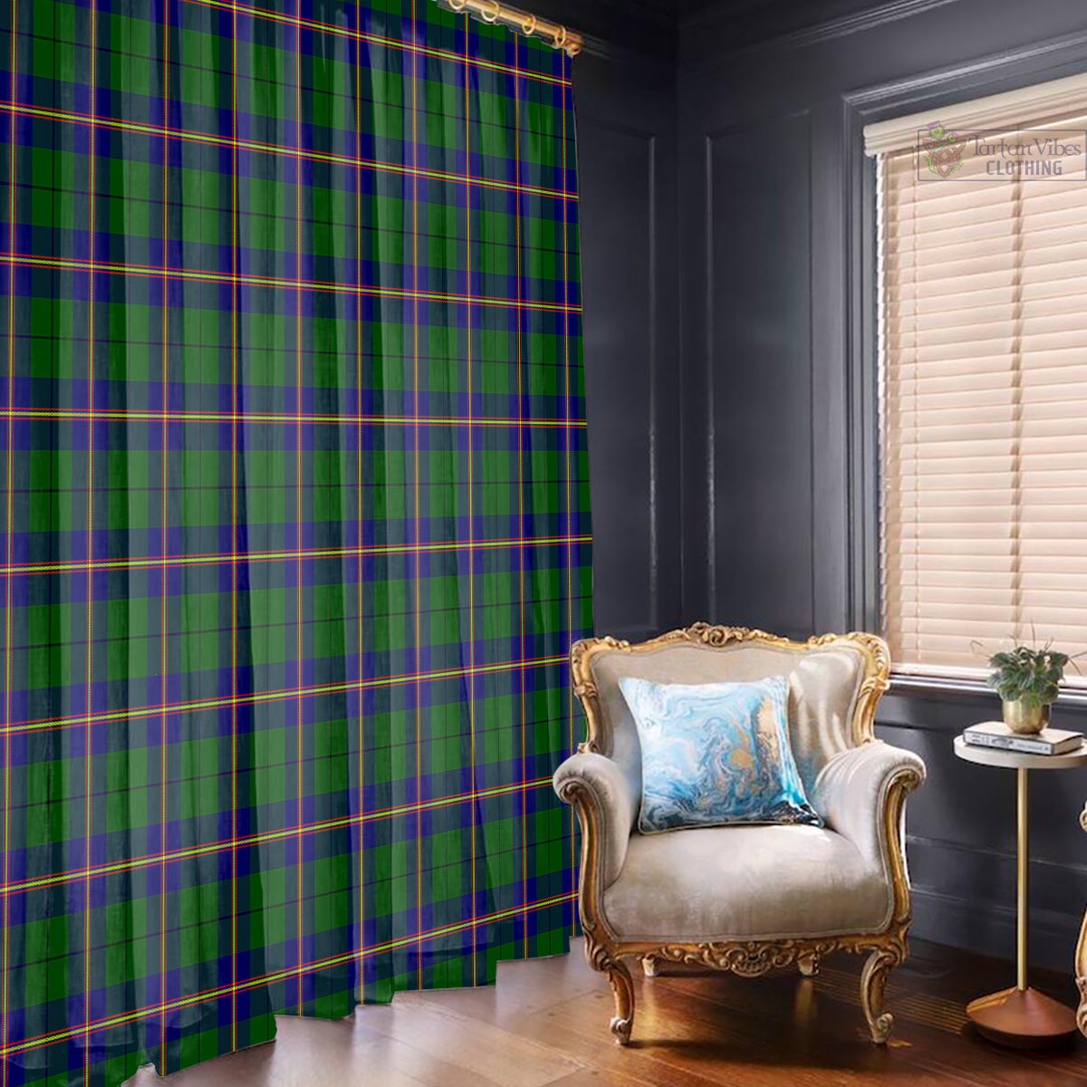 Carmichael Modern Tartan Window Curtain