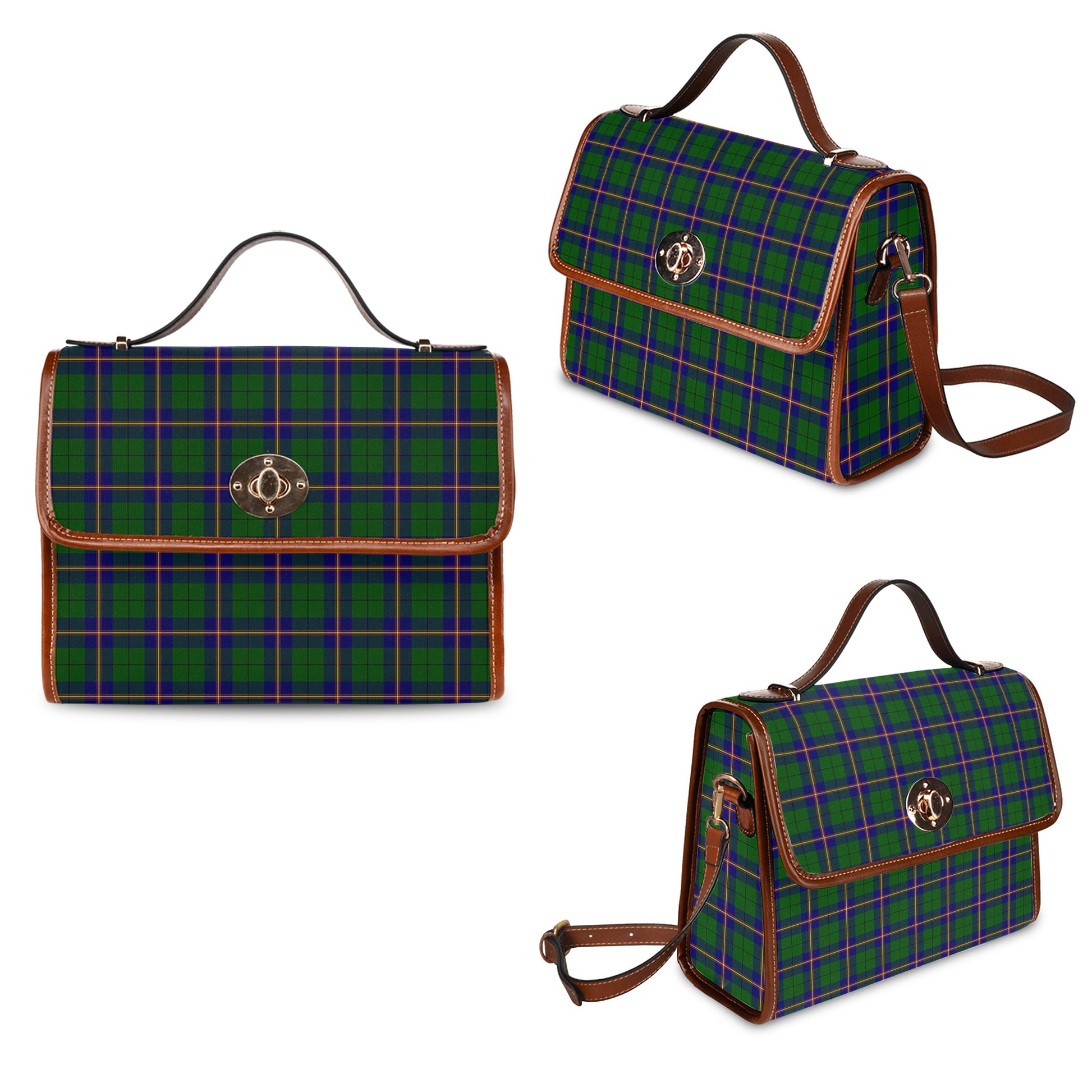 carmichael-modern-tartan-leather-strap-waterproof-canvas-bag