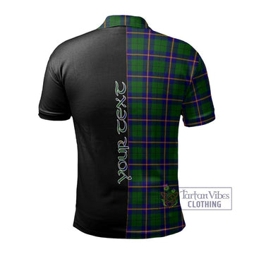 Carmichael Modern Tartan Polo Shirt with Family Crest and Half Of Me Style