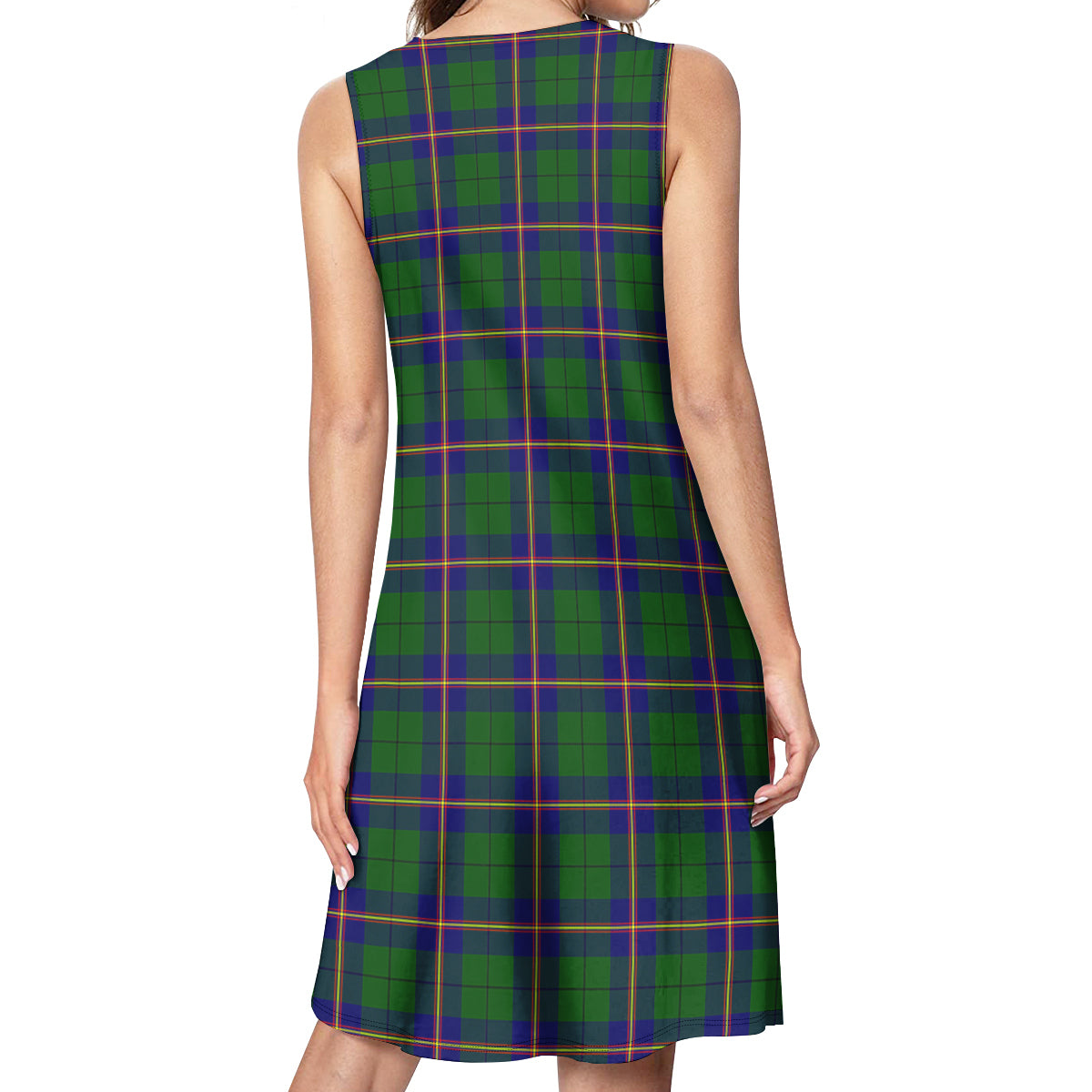 Carmichael Modern Tartan Womens Casual Dresses - Tartanvibesclothing