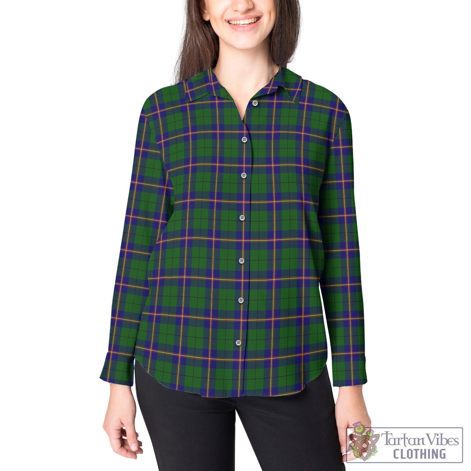 Carmichael Modern Tartan Womens Casual Shirt