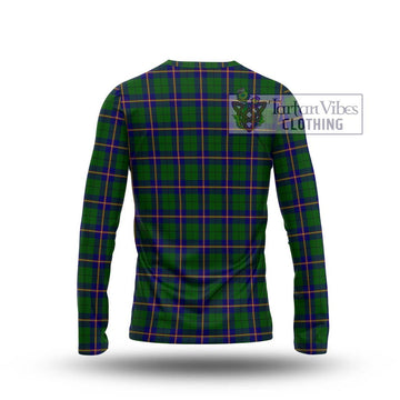 Carmichael Modern Tartan Long Sleeve T-Shirt with Family Crest DNA In Me Style