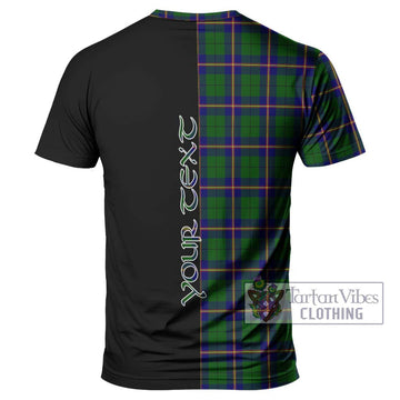 Carmichael Modern Tartan T-Shirt with Family Crest and Half Of Me Style