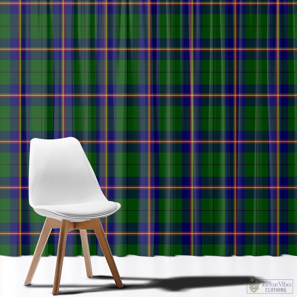 Carmichael Modern Tartan Window Curtain