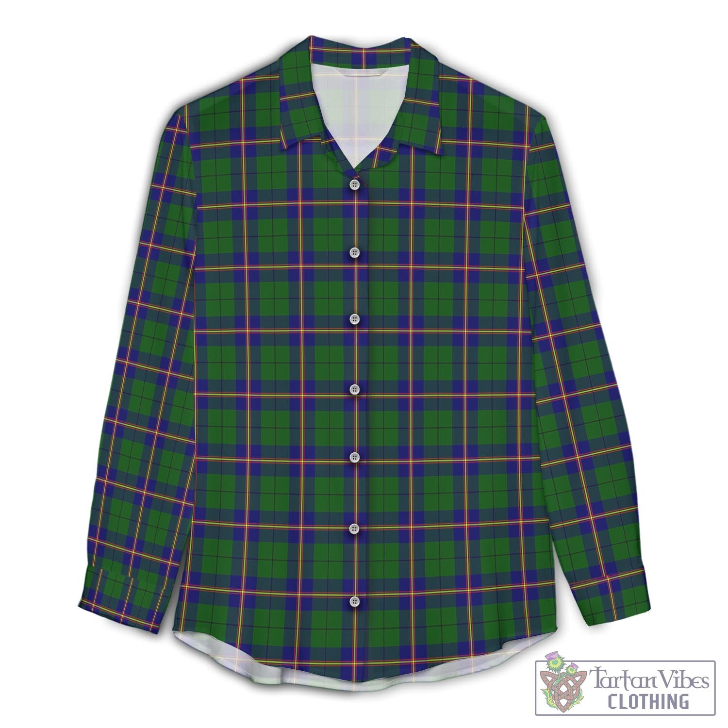 Carmichael Modern Tartan Womens Casual Shirt