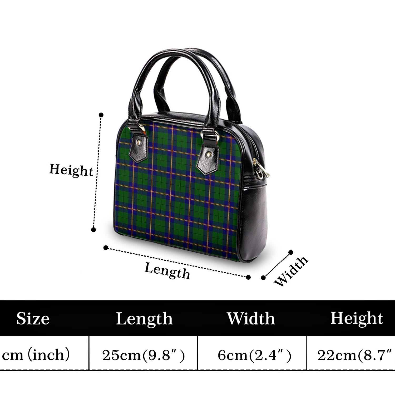 Carmichael Modern Tartan Shoulder Handbags - Tartanvibesclothing