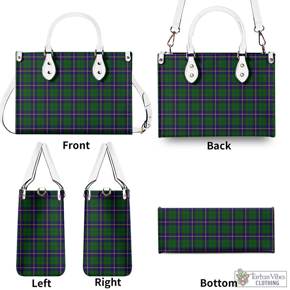 Tartan Vibes Clothing Carmichael Modern Tartan Luxury Leather Handbags