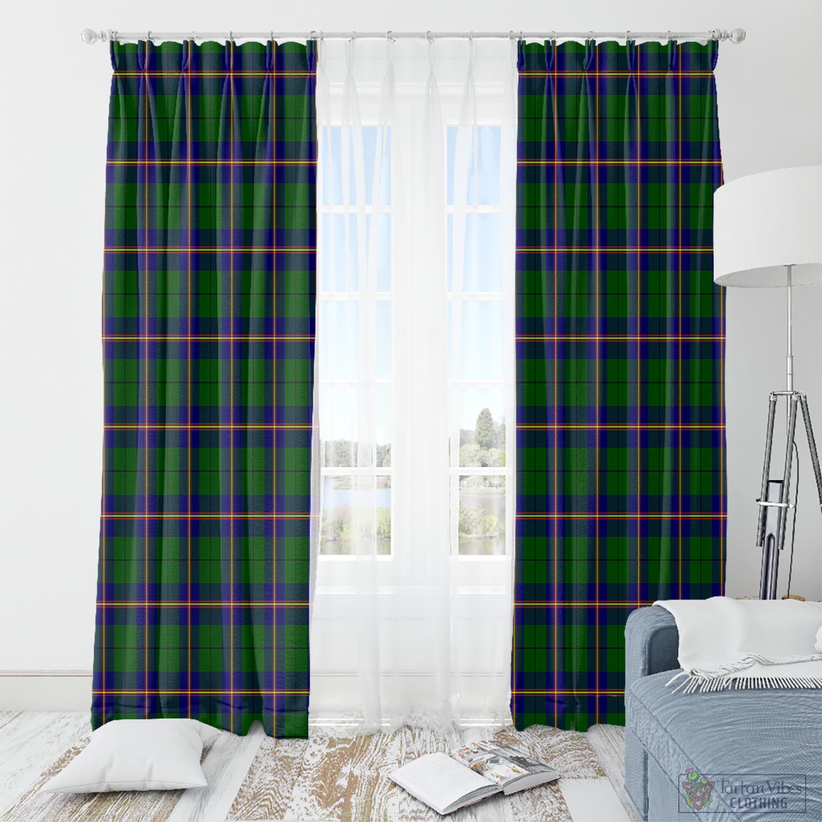 Carmichael Modern Tartan Window Curtain