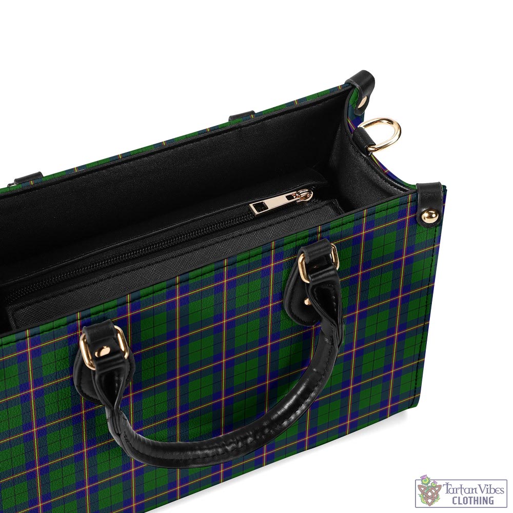 Tartan Vibes Clothing Carmichael Modern Tartan Luxury Leather Handbags