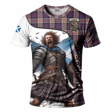 Carnegie Crest Tartan T-Shirt Inspired by the Freedom of Scottish Warrior