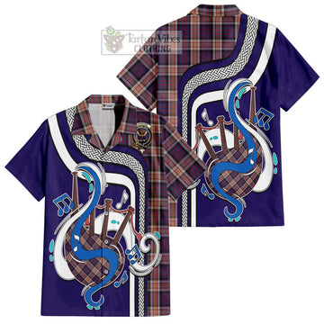 Carnegie Tartan Short Sleeve Button Shirt with Epic Bagpipe Style