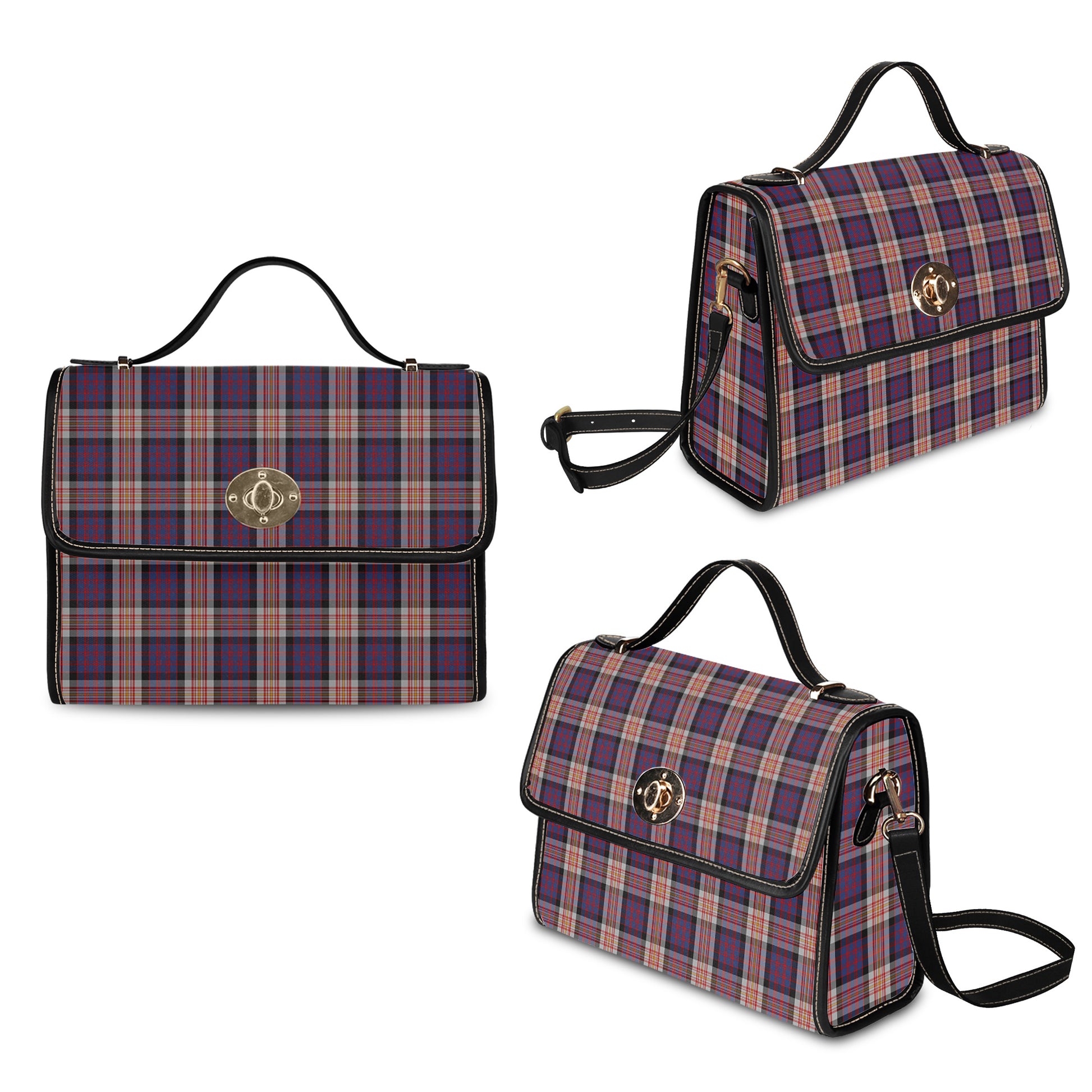 carnegie-tartan-leather-strap-waterproof-canvas-bag