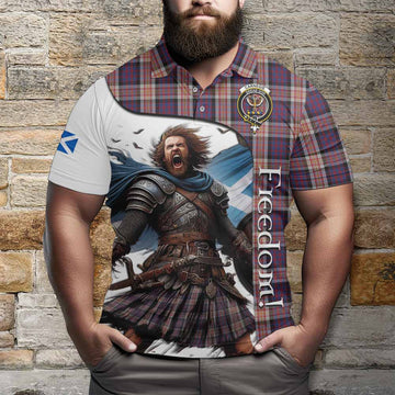 Carnegie Crest Tartan Polo Shirt Inspired by the Freedom of Scottish Warrior