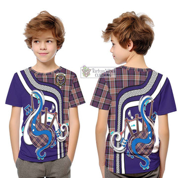 Carnegie Tartan Kid T-Shirt with Epic Bagpipe Style