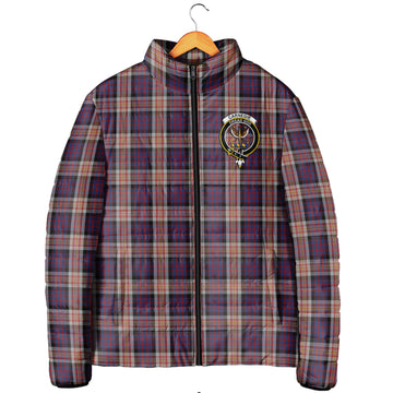 Carnegie Tartan Padded Jacket with Family Crest