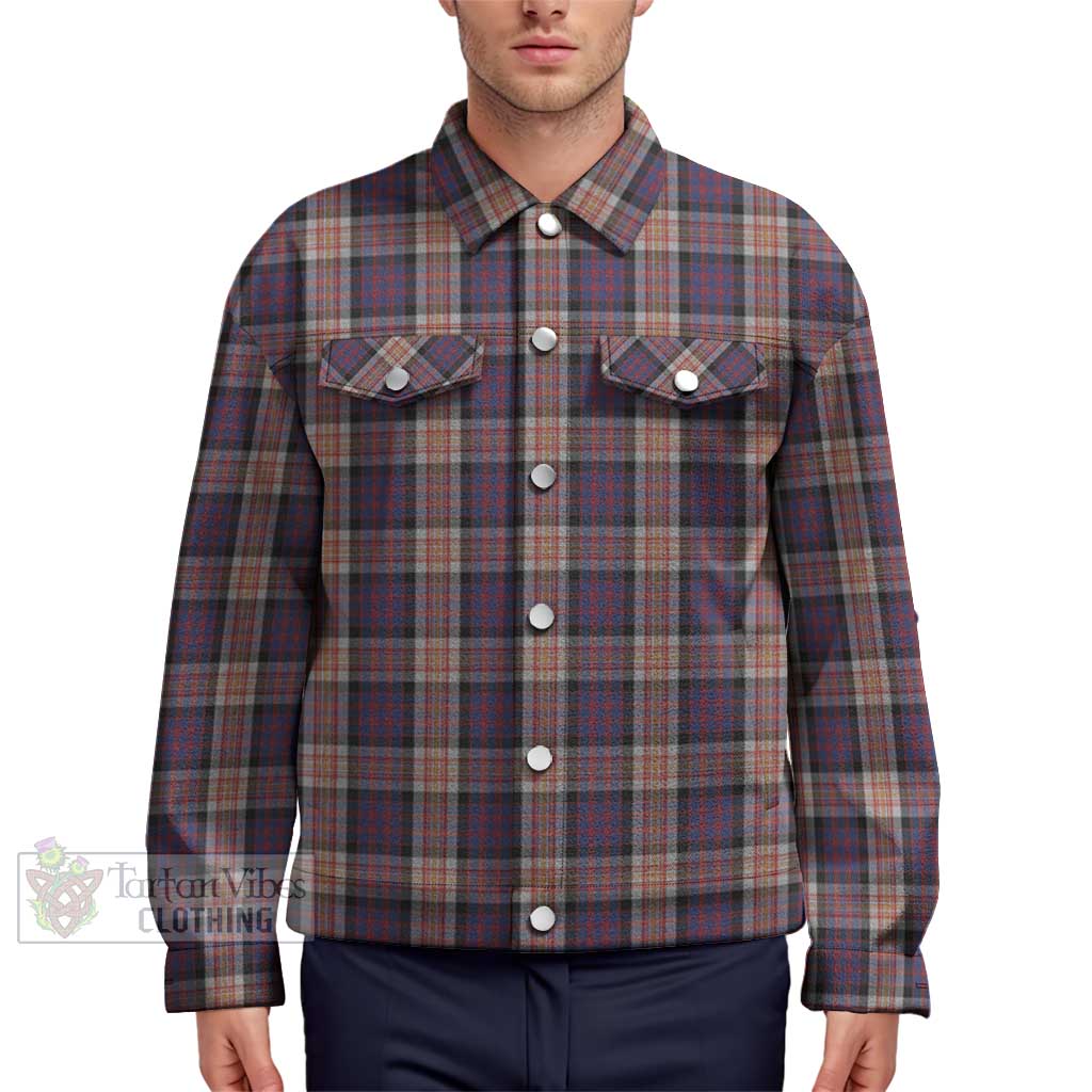 Tartan Vibes Clothing Carnegie Tartan Unisex Lapel Cotton Jacket